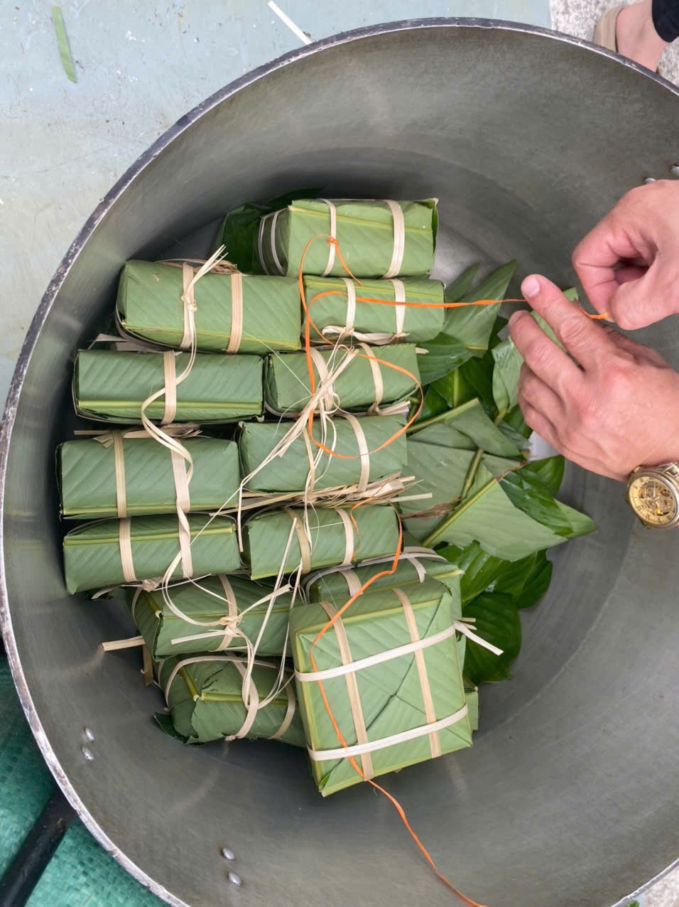 Thành phẩm bánh chưng