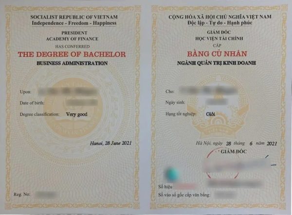 Liên thông đại học quản trị kinh doanh xét tuyển hồ sơ